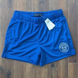 NWT Abercrombie & Fitch Social&Athletic Club Gym Shorts Blue Drawstring Mens SM